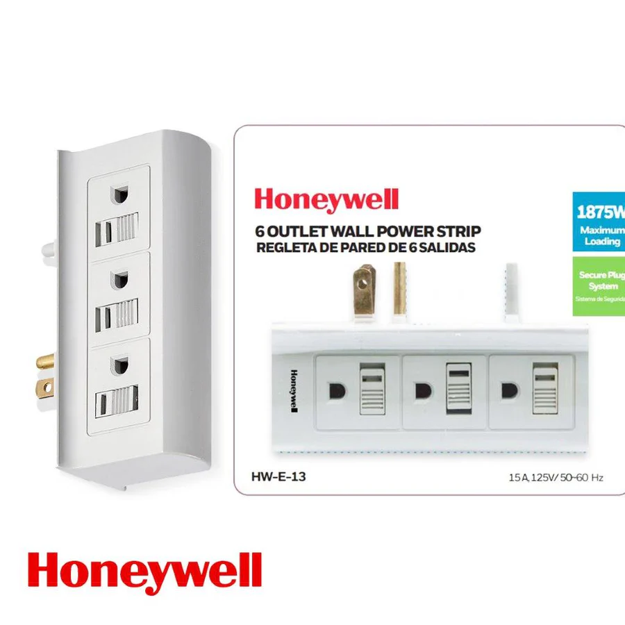 ELECTRICAL STRIP - 6 OUTLETS WALL