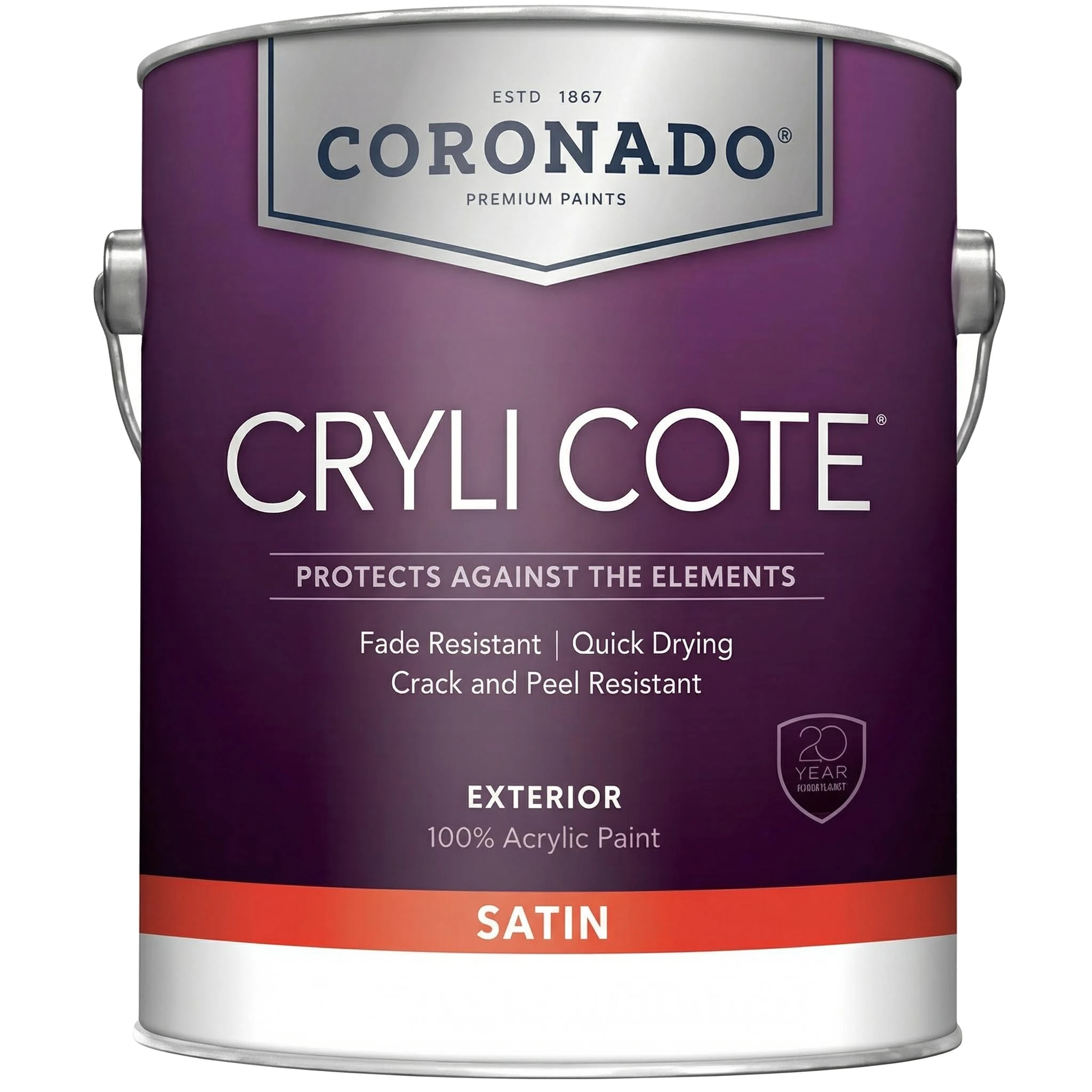 Cryli Cote® Acrylic Exterior Paint - Satin