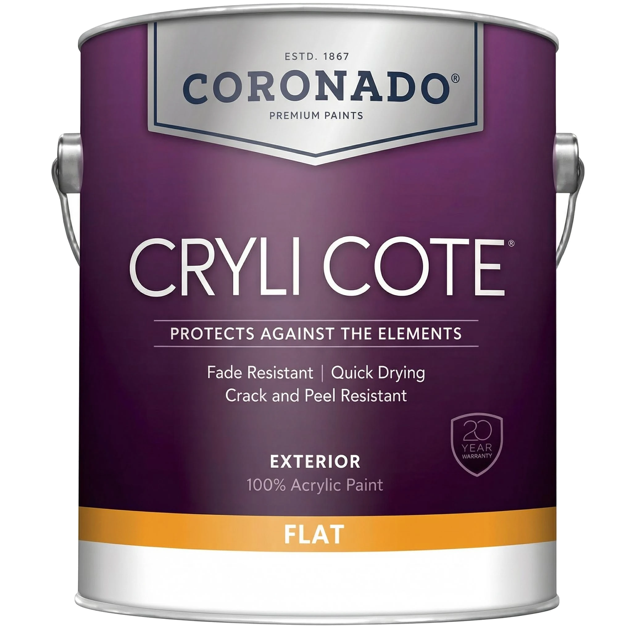 Cryli Cote® Acrylic Exterior Paint - Flat