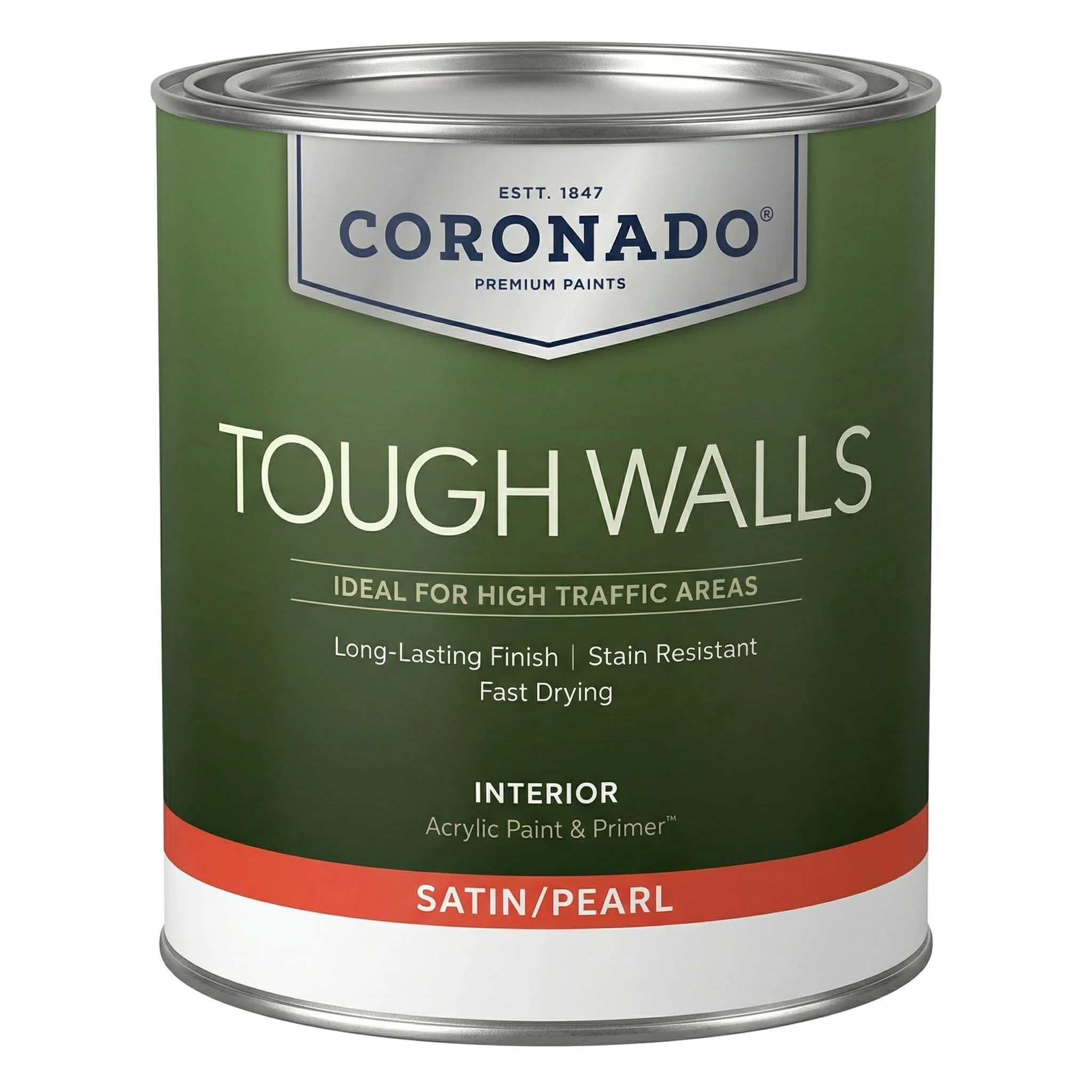 Tough Walls Acrylic Paint - Satin/Pearl
