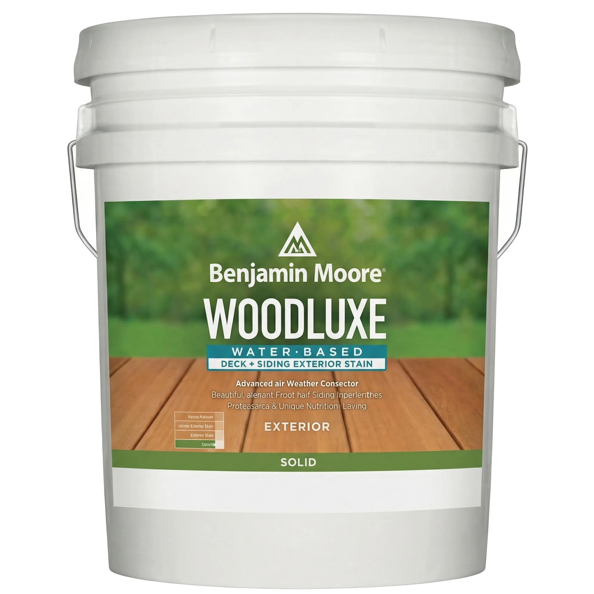 Woodluxe Water-Based Deck + Siding Exterior Stain - Solid