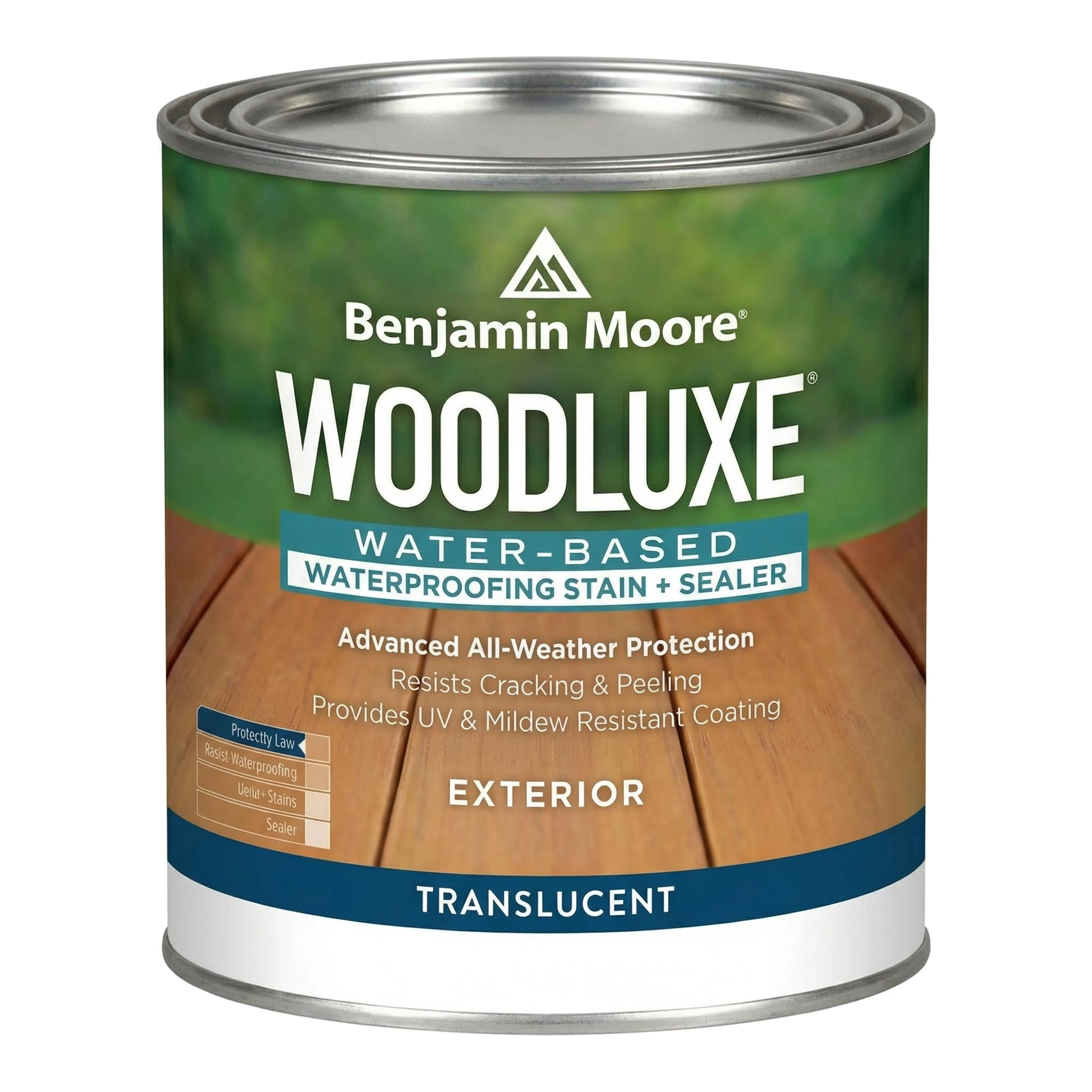 Woodluxe Water-Based Waterproofing Stain + Sealer - Translucent