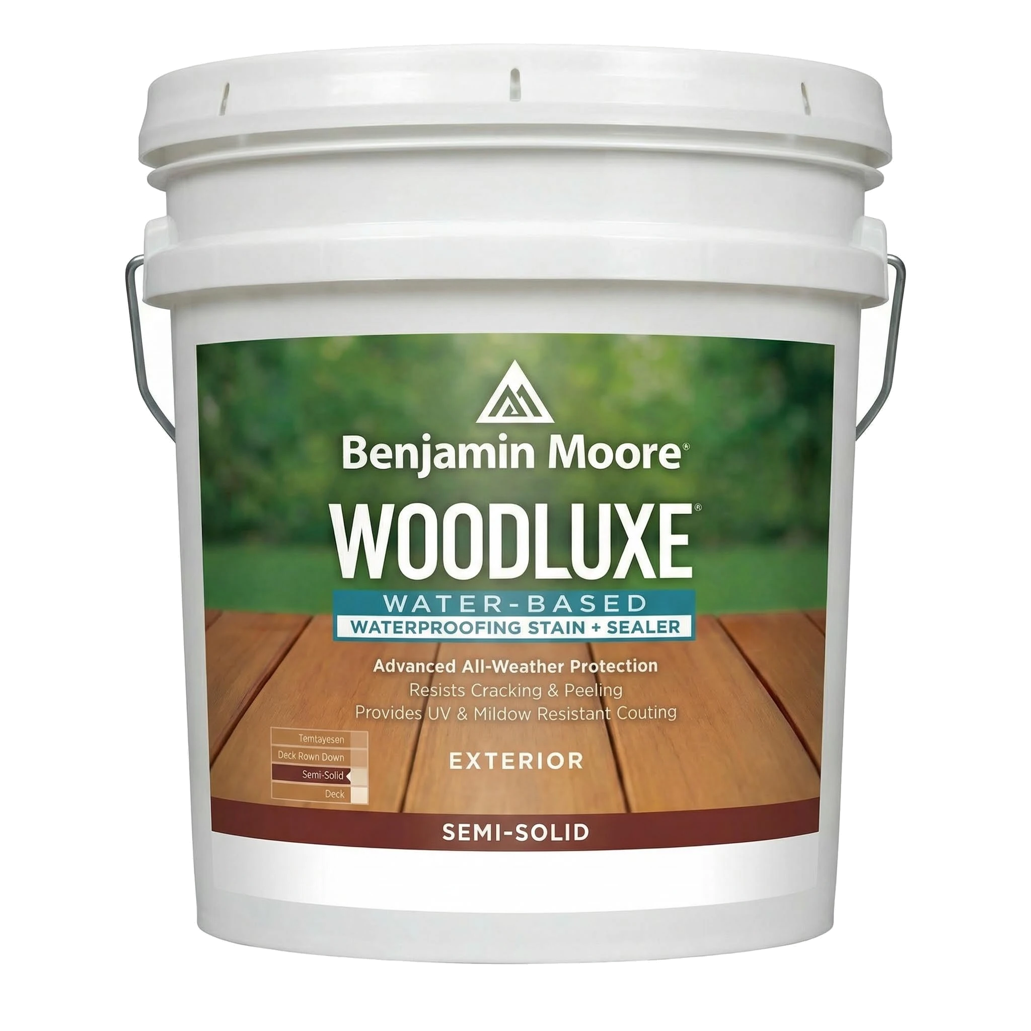 Woodluxe Water-Based Waterproofing Stain + Sealer - Semi-Solid