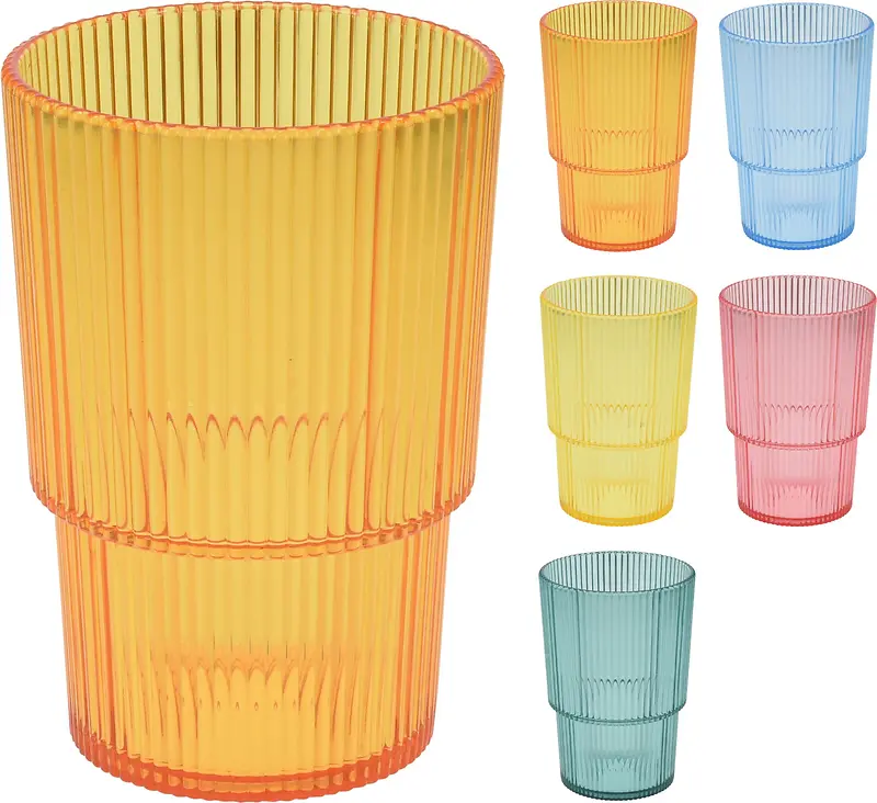 Plastic Drinking Cup – 16 oz (475 ml) – 3.5 × 5.1 inches
