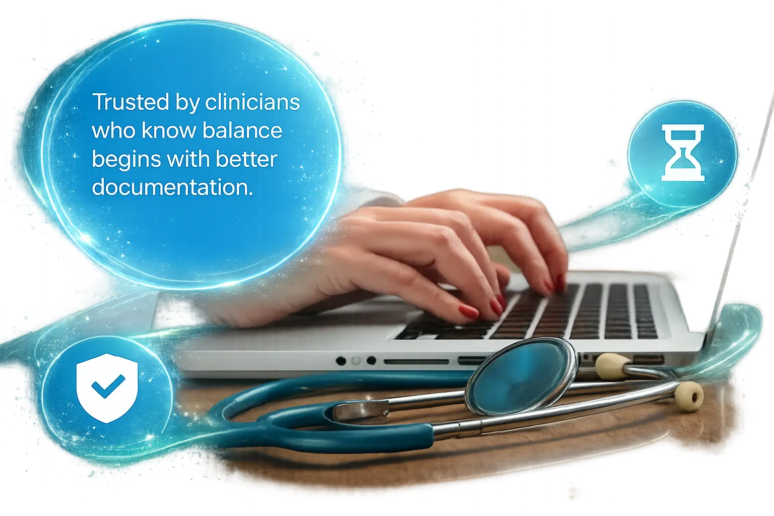 Medical examiner reviewing AI-generated medical record summary on the EZ-Medical AI platform