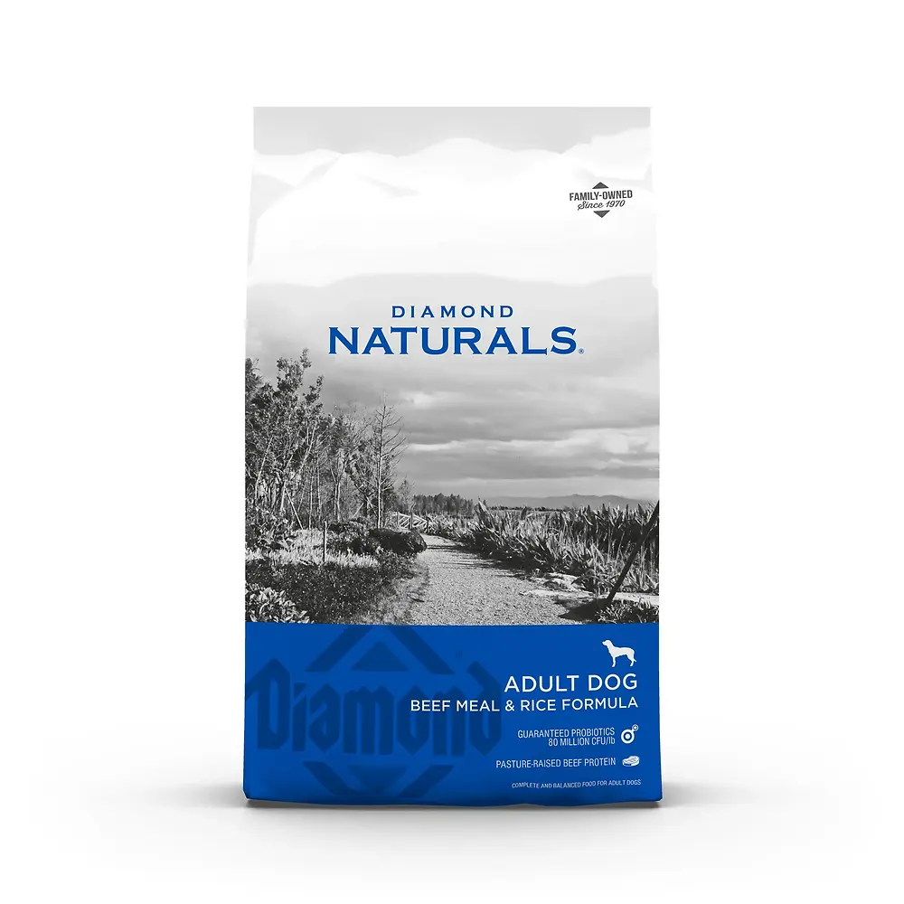 Naturals Adult Dog Beef Meal & Rice Formula Dry Dog Food 40 lb