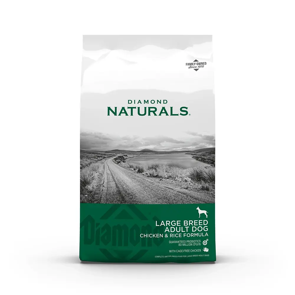 Naturals Large Breed Adult Dog Chicken & Rice Formula Dry Food 40 lb