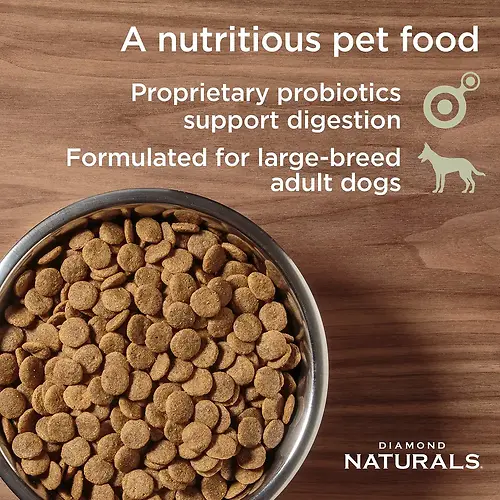 Naturals Large Breed Adult Dog Chicken & Rice Formula Dry Food 40 lb