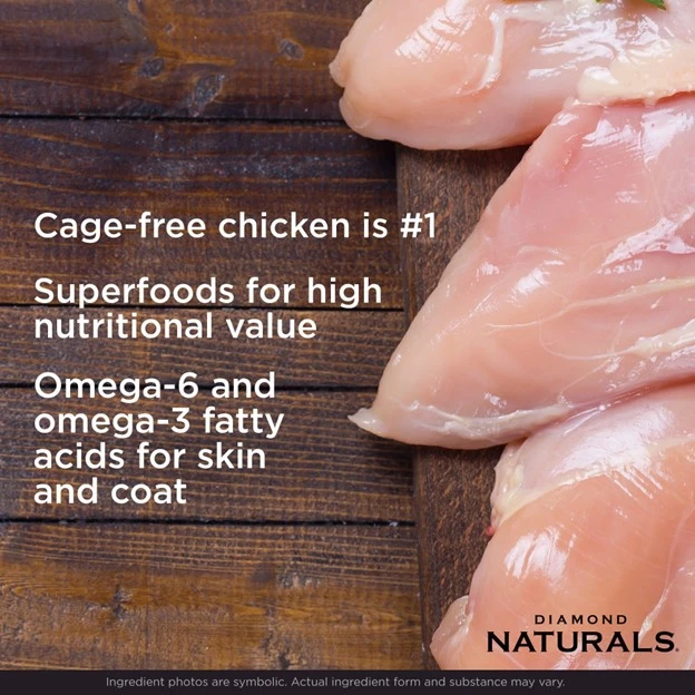 Naturals Large Breed Adult Dog Chicken & Rice Formula Dry Food 40 lb