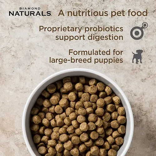 Naturals Large Breed Puppy Lamb & Rice Formula Dry Dog Food 40 lb