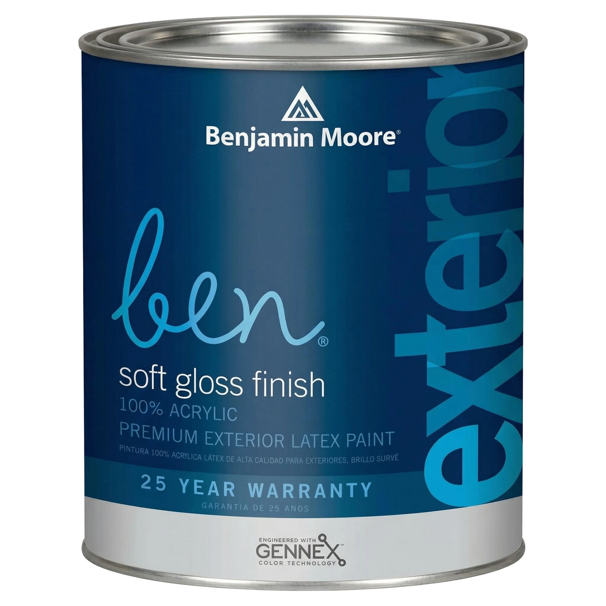 Ben - Soft Gloss 100% Acrylic Premium Exterior Latex Paint