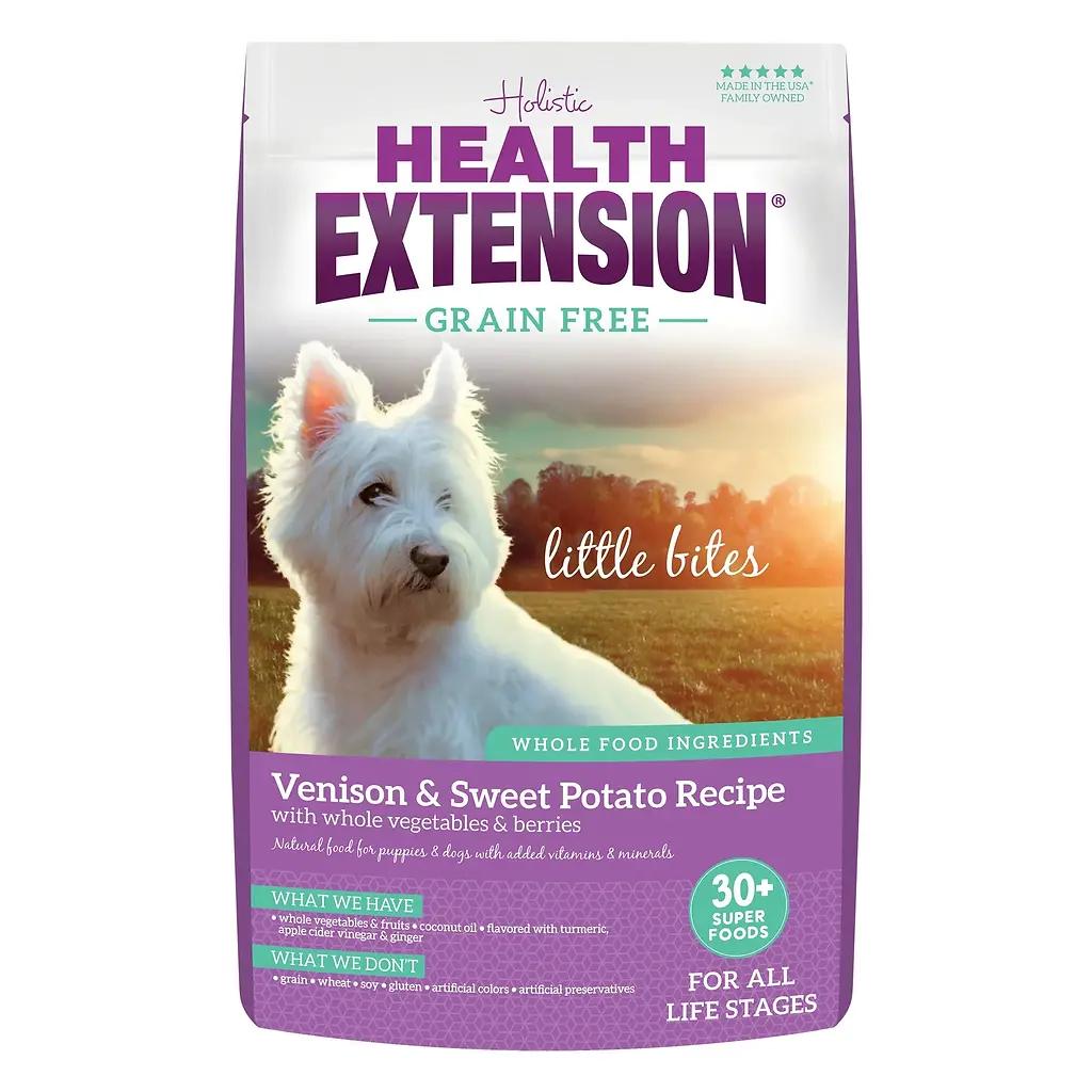 Little Bites Grain-Free Venison & Sweet Potato Recipe Dry Dog Food 12 lb
