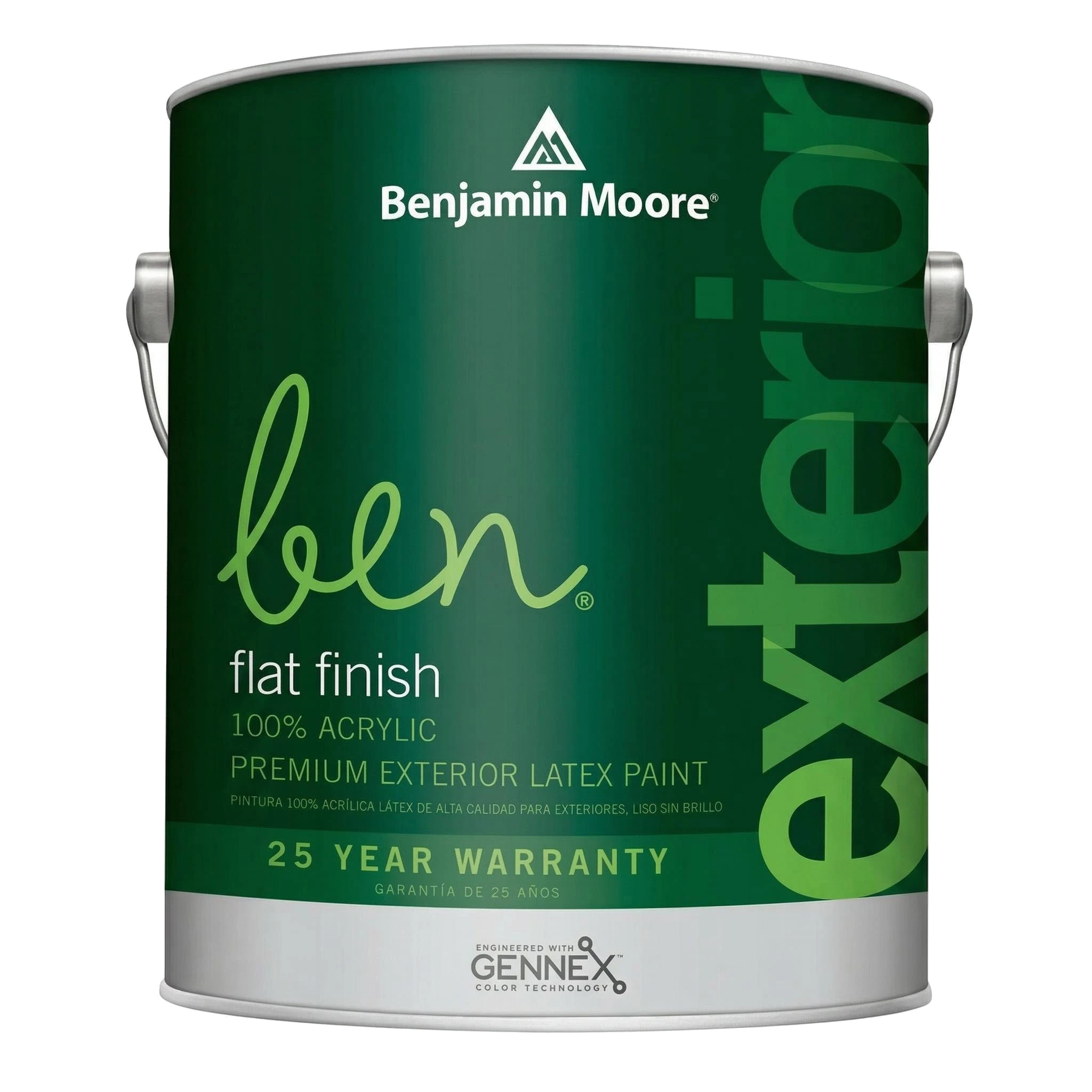 Ben - Flat 100% Acrylic Premium Exterior Latex Paint - Flat