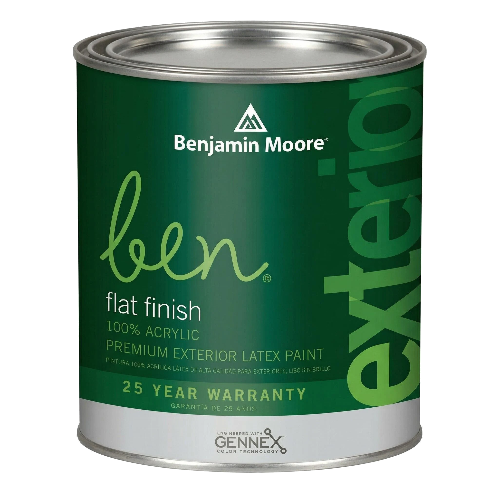 Ben - Flat 100% Acrylic Premium Exterior Latex Paint - Flat