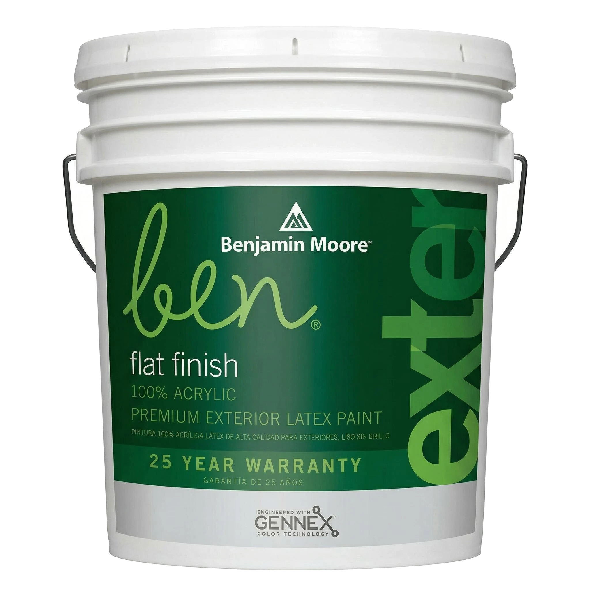 Ben - Flat 100% Acrylic Premium Exterior Latex Paint - Flat