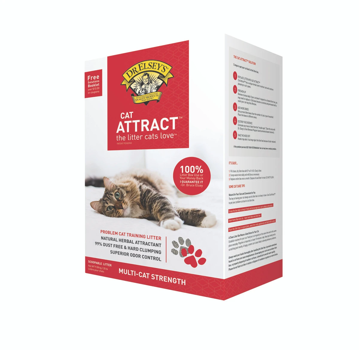 Cat Attract Scoopable Problem Cat Training Litter 20 lb