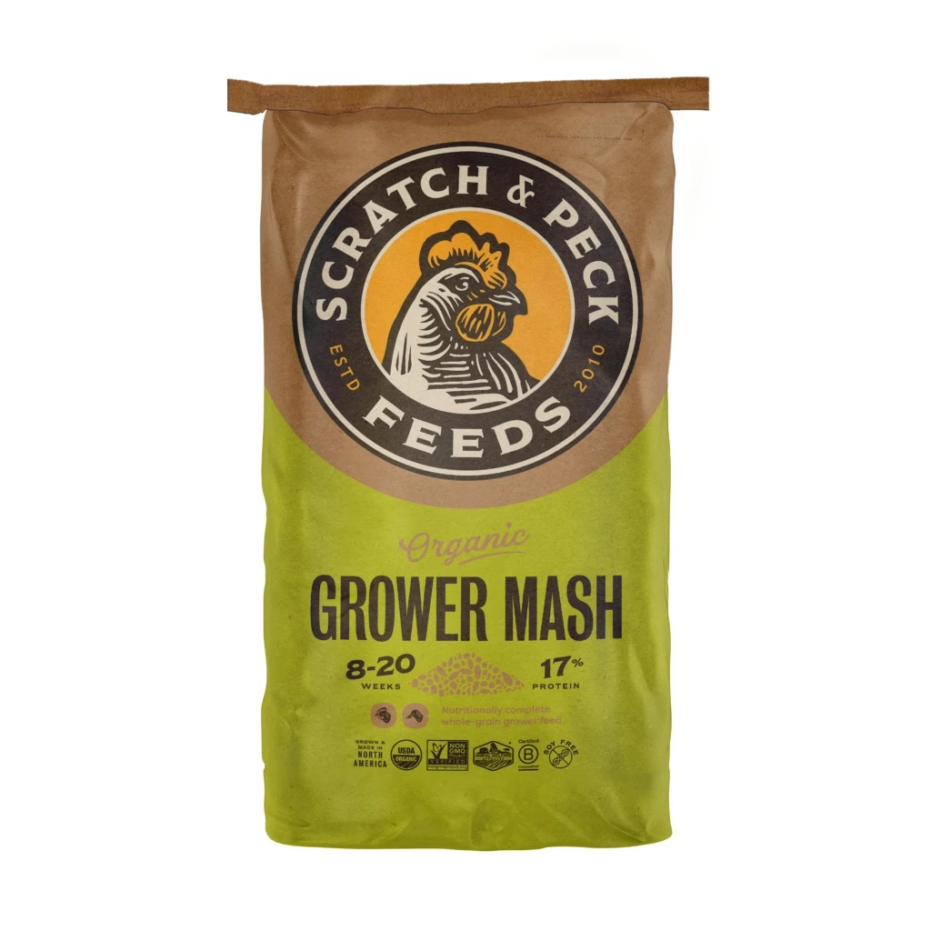 Organic Grower Mash Chicken & Duck Feed 40 lb