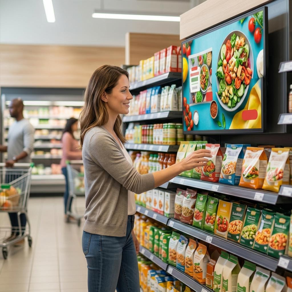 Supermarket Digital Signage: Turning Screens Into Sales