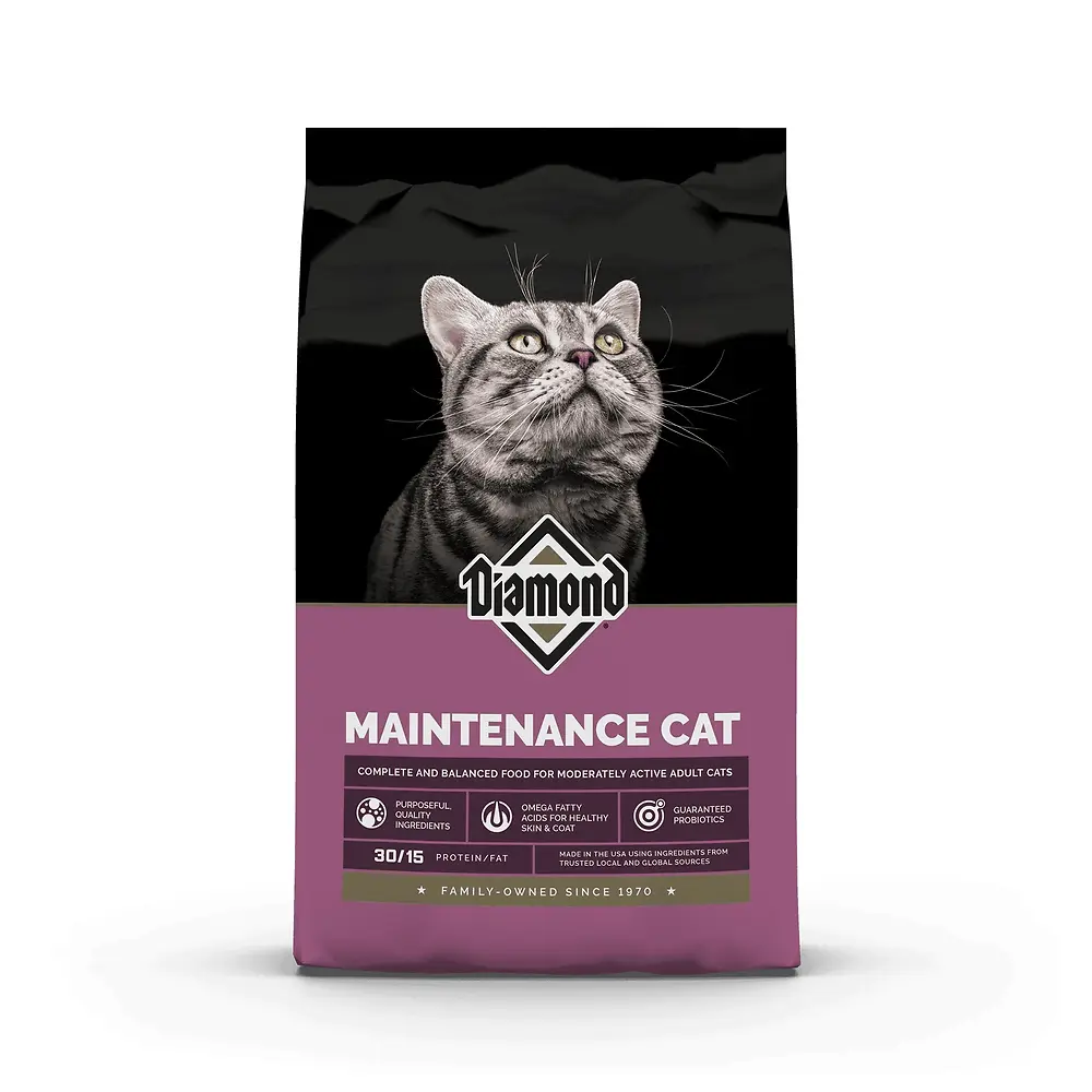Maintenance Cat Food for Moderately Active Adult Cats 20 lb