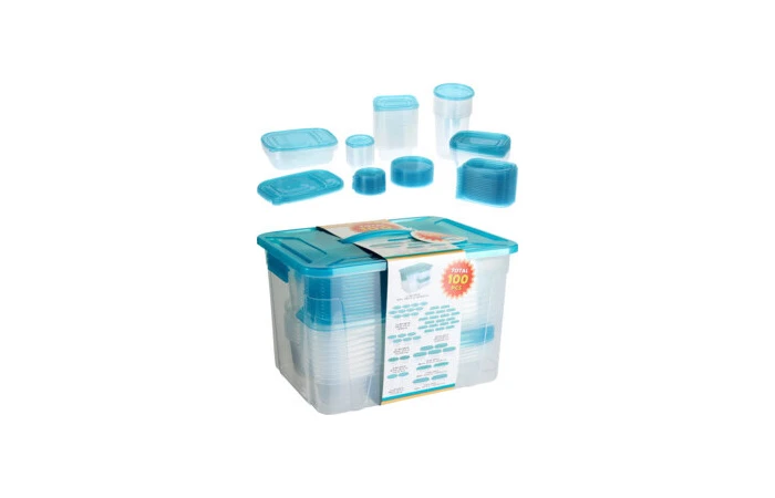 Storage Boxes Set – PP (100 Pieces)