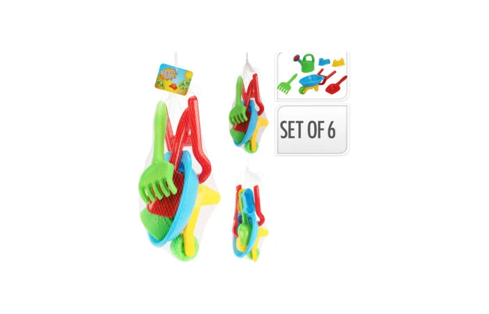 Beach Set with Wheelbarrow - 6 Pieces
