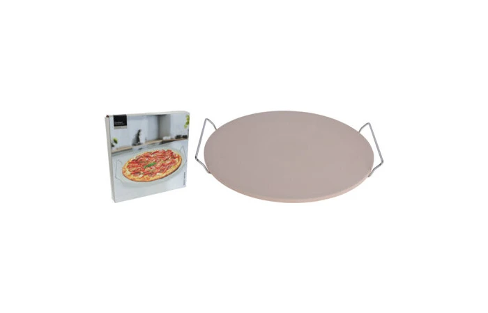 Pizza Baking Stone with Holder