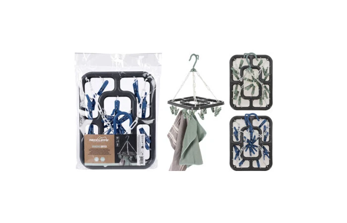 Laundry Dry Hanger – 18 Pegs - 2 Assorted