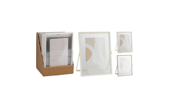 Photo Frame – Metal & Glass - 2 Assorted Colours