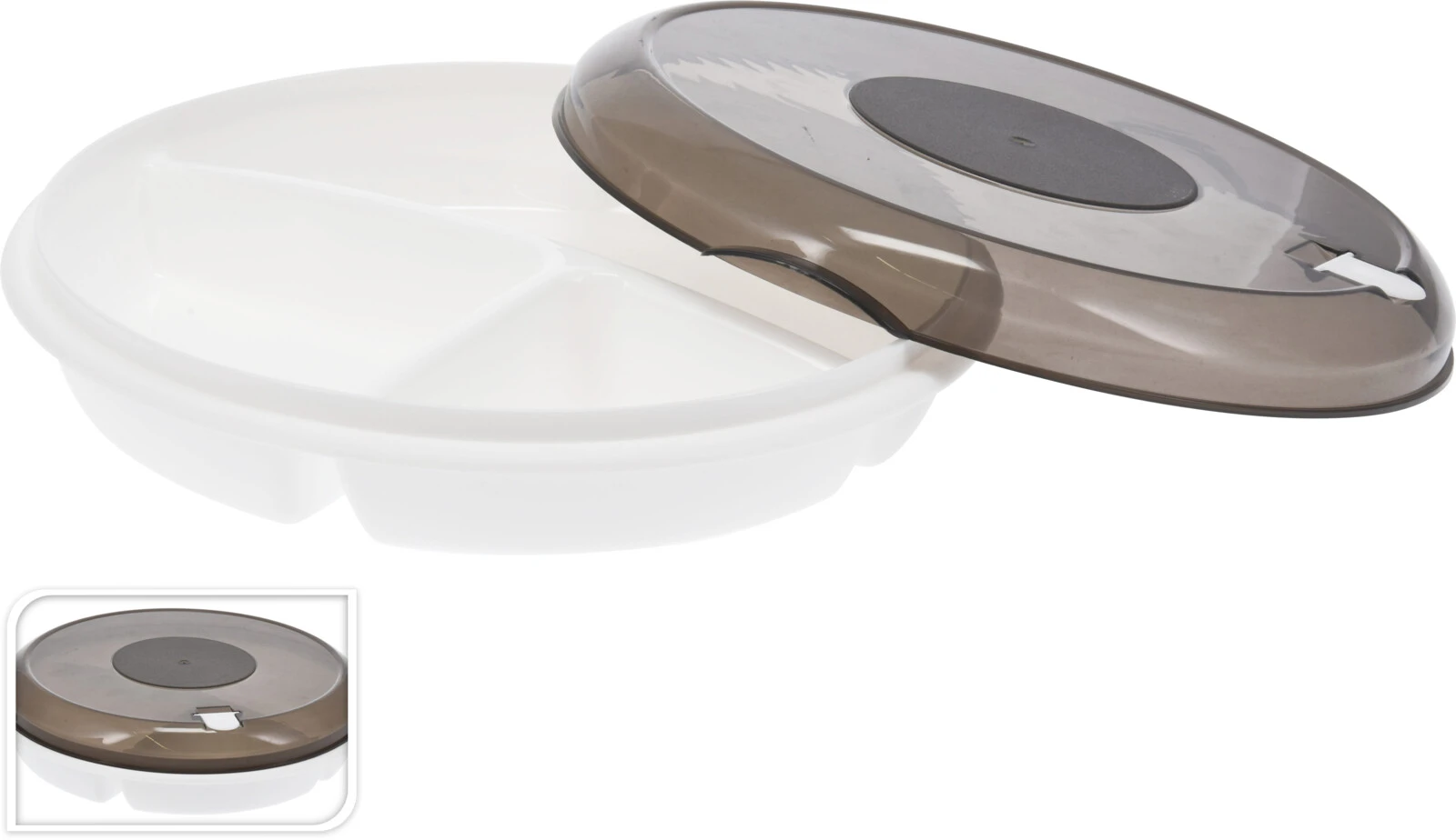 Microwave Plate Round – White