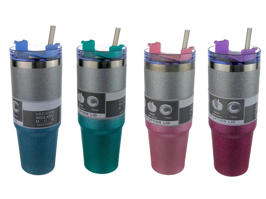 Tumbler – Assorted Colors - 30 oz - Multi Lid Option