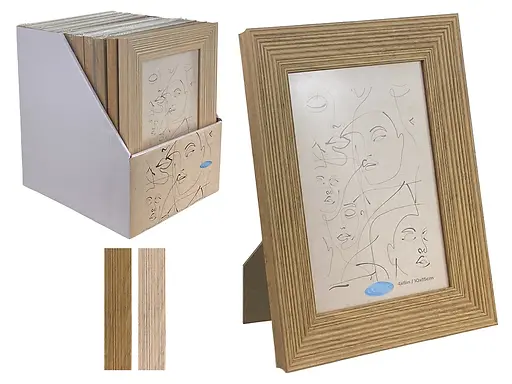 PS Plastic Photo Frame In Display - 4 x 6 Inches