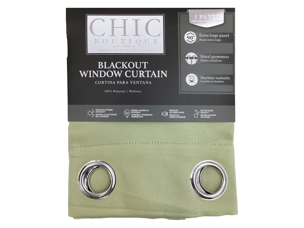 Blackout Window Curtain Olive Green - 54" x 90"