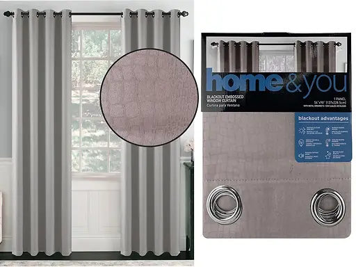 Blackout Window Panel – Silver 54" x 90"