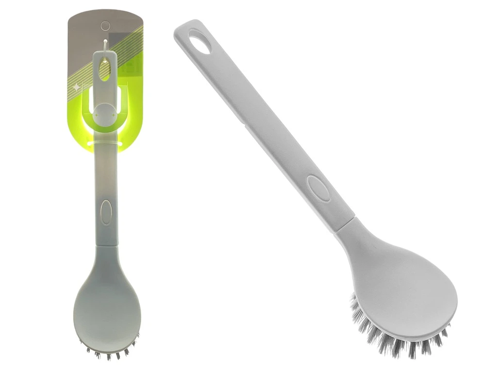 Cleaning Brush Round Head - White