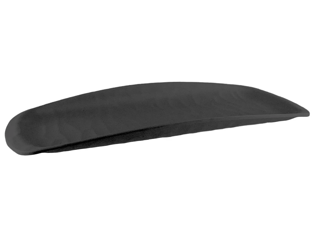 Porcelain Wavy Cake Plate – Black
