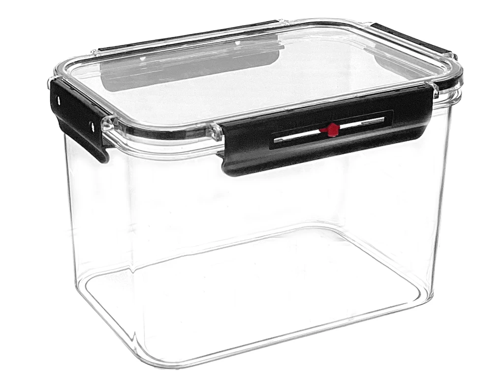 Plastic Food Container with Lid - 2.7L
