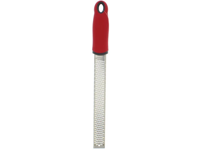Stainless Steel Grater – 33 cm with Red Handle