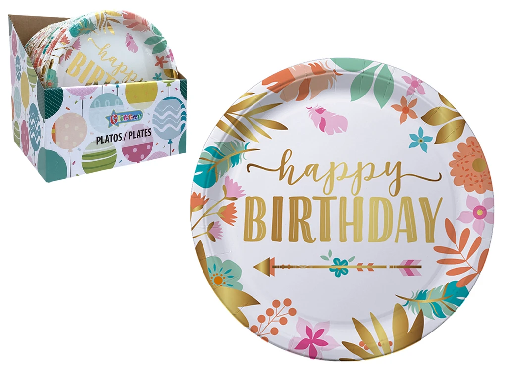SET Of Set of 10 PCS – 9" Diameter Paper Plates