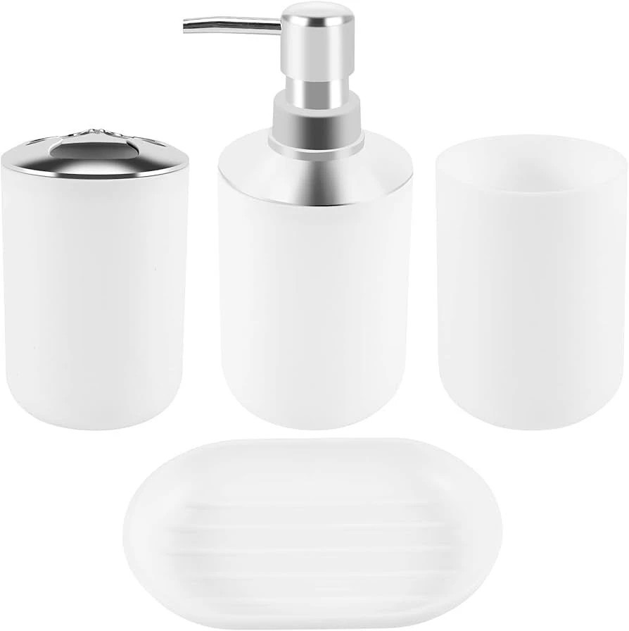 4PC Bath Set – Oly White