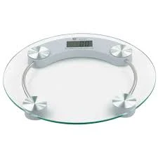 Glass Bathroom Scale – Round