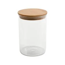 67oz Glass Canister with Bamboo Lid Large