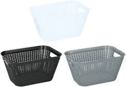 20L Plastic Storage Basket - Assorted
