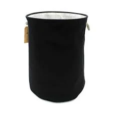 Canvas Laundry Hamper – Black