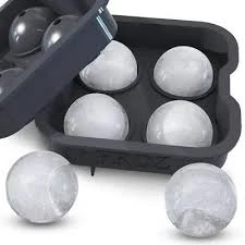 4-Ball Silicone Ice Cube Tray - Green