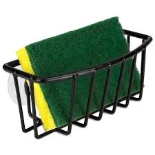 Sponge Holder with Suction – Black
