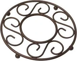 Bronze Scroll Trivet