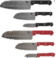 HB 3PC Santoku Knife Set