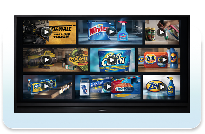 EZ-AD Tv customizeable screen layouts