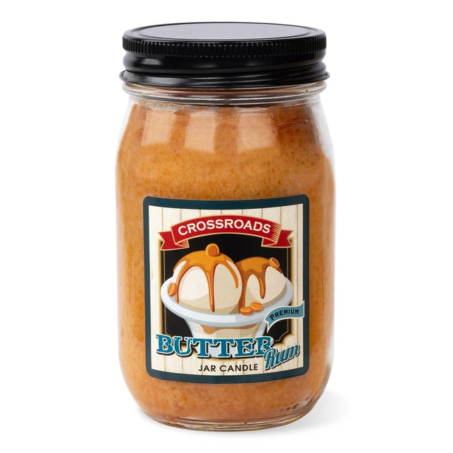 Butter Rum Candle – 12 oz Jar