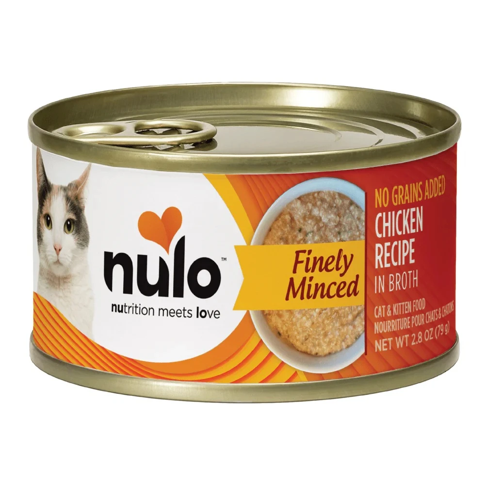 Finely Minced Chicken Recipe Canned Cat & Kitten Food 2.8 oz